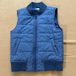 Kids Grey Quilted Vest